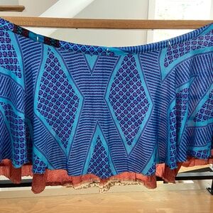 Darn Good Yarn sari wrap skirt